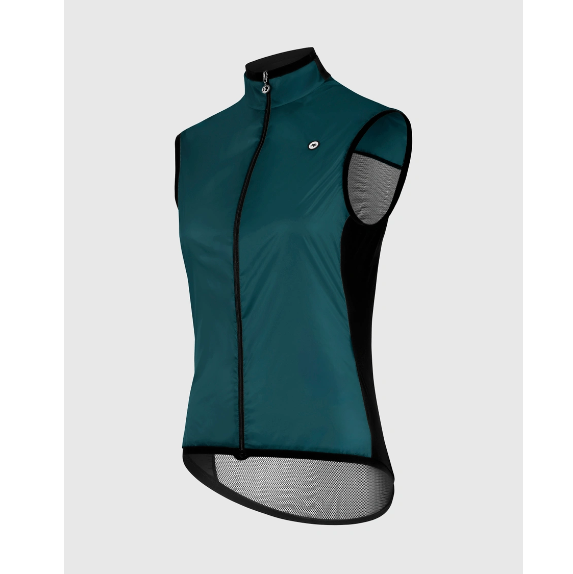 Casaco sem mangas ASSOS UMA GT Wind C2 para mulher Foundation Green