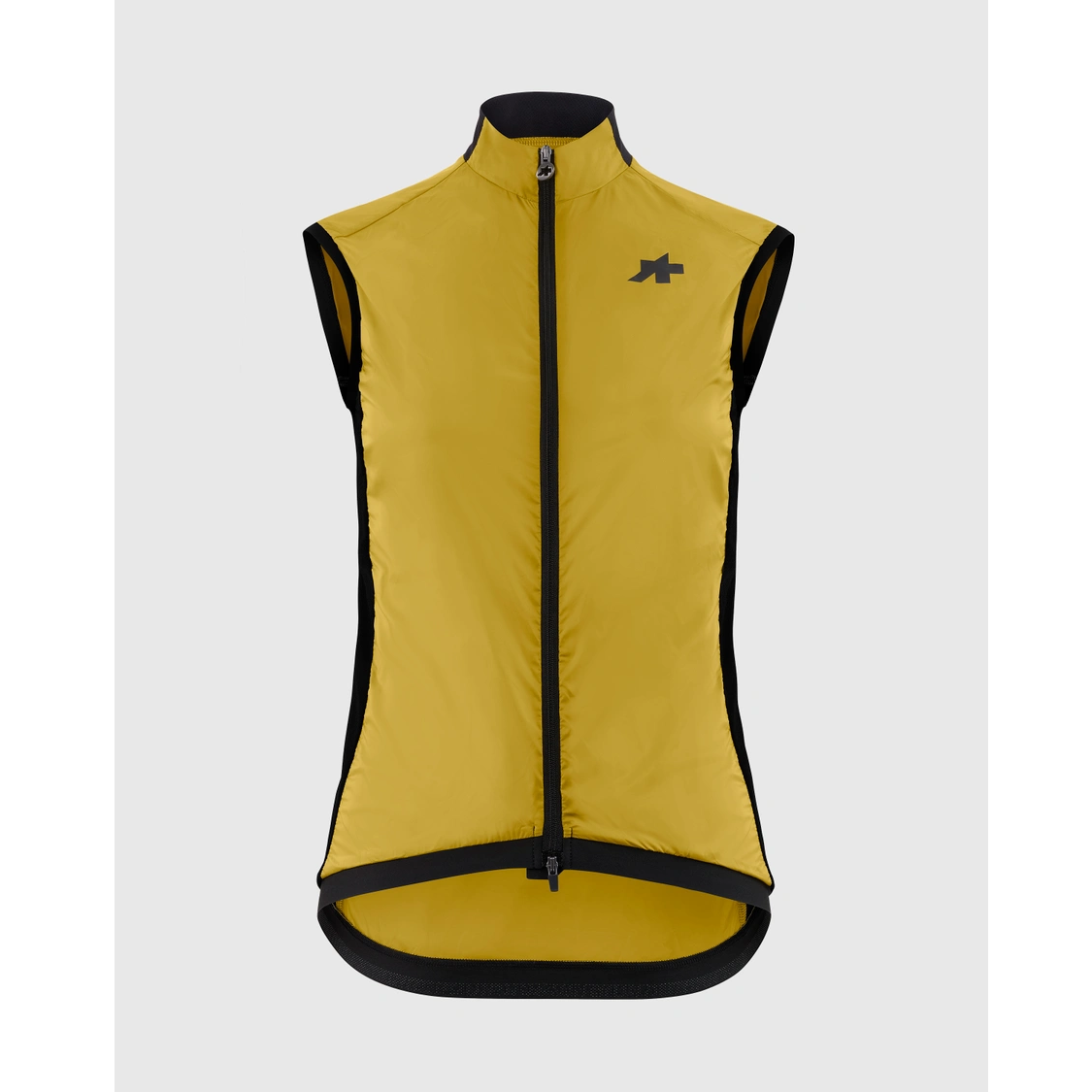 Casaco sem mangas amarelo-dourado ASSOS UMA GT WIND S11 para mulher