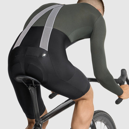 Calção com Suspensórios ASSOS TACTICA SPRING FALL T5 Preto