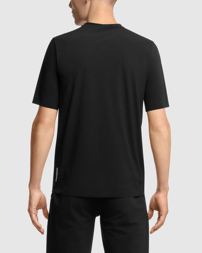 Maillot ASSOS TACTICA POST RIDE T5 Mangas Curtas Preto
