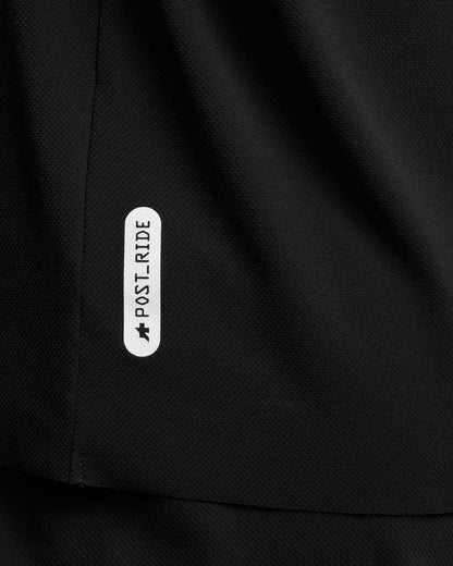 Maillot ASSOS TACTICA POST RIDE T5 Mangas Curtas Preto