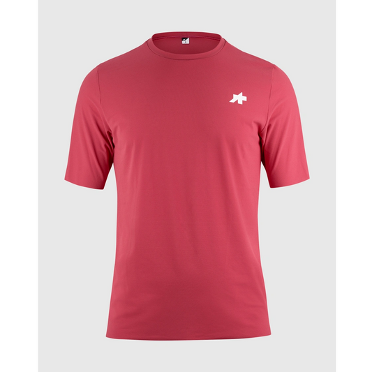 ASSOS TACTICA POST RIDE T5 Camisola de manga curta Deep Berry