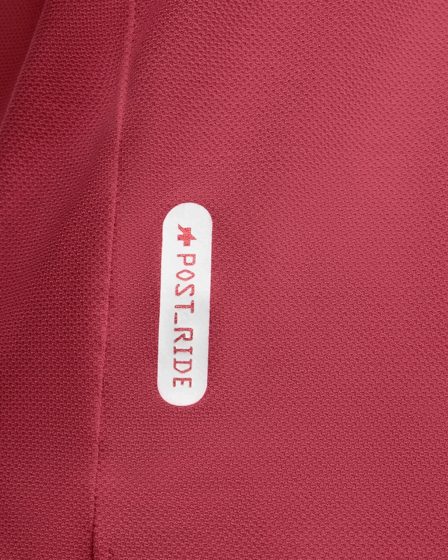 ASSOS TACTICA POST RIDE T5 Camisola de manga curta Deep Berry