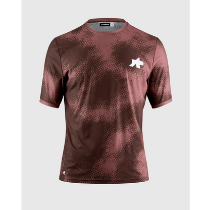 Camisola ASSOS TACTICA T5 MUD FLAGE Mangas Curtas Castanho