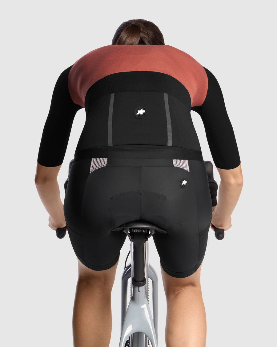 ASSOS TACTICA T5 Camisola de manga curta castanha queimada para mulher