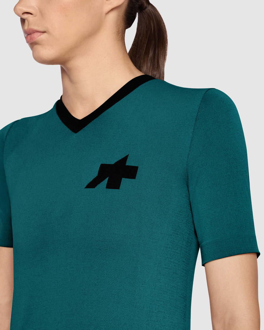 ASSOS TACTICA TECH T5 Camisola de manga curta para mulher Verde