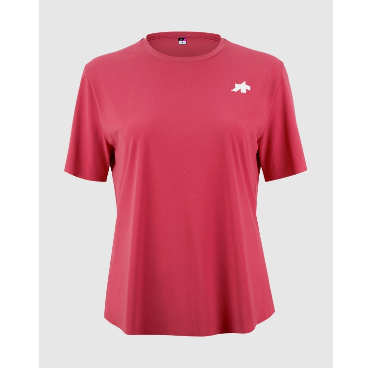 ASSOS TACTICA POST RIDE T5 Camisola de manga curta para mulher Berry
