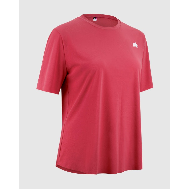 ASSOS TACTICA POST RIDE T5 Camisola de manga curta para mulher Berry