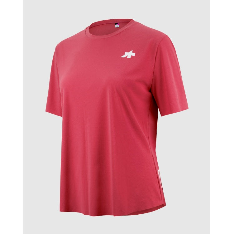 ASSOS TACTICA POST RIDE T5 Camisola de manga curta para mulher Berry