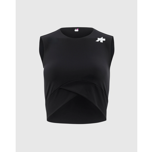 Camisola sem mangas TACTICA POST RIDE T5 curta para mulher Preto