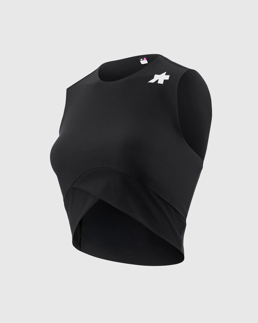 Camisola sem mangas TACTICA POST RIDE T5 curta para mulher Preto