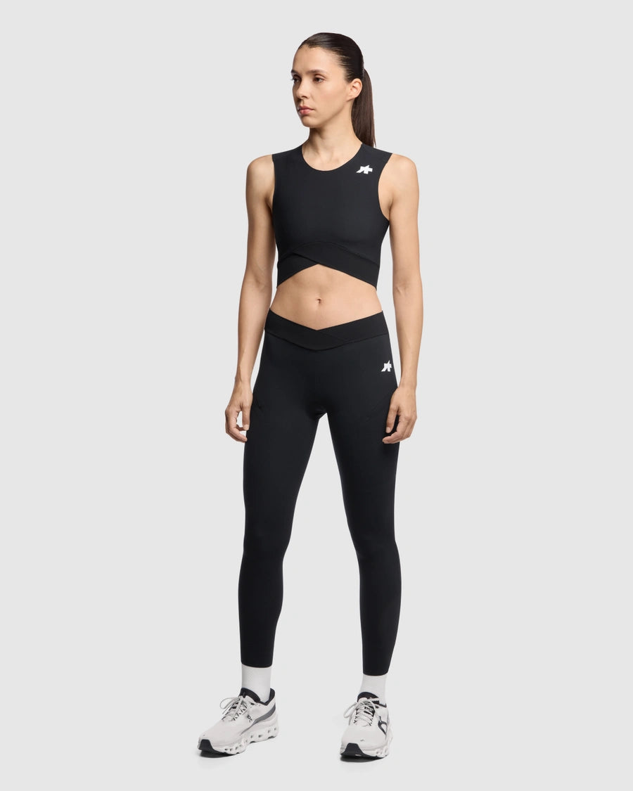 Camisola sem mangas TACTICA POST RIDE T5 curta para mulher Preto