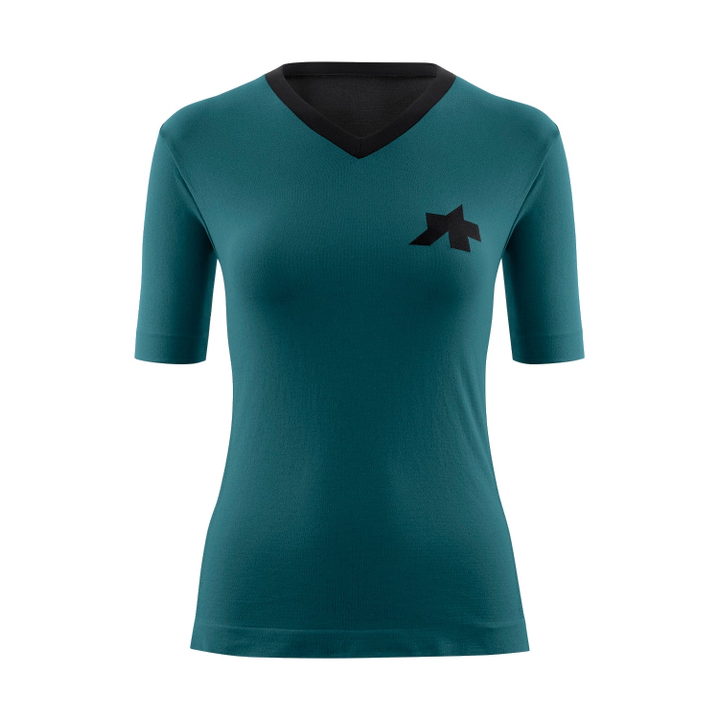 Camisola ASSOS TACTICA TECH T5 de manga curta para mulher, verde