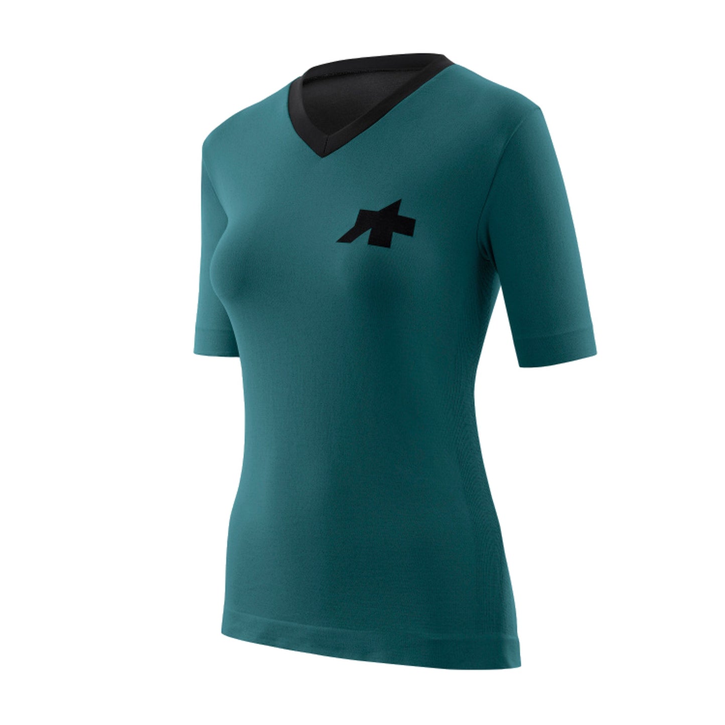 Camisola ASSOS TACTICA TECH T5 de manga curta para mulher, verde