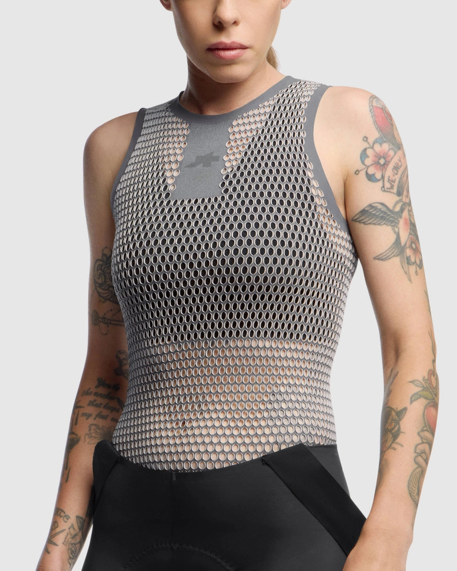 ASSOS EQUPE NS SKIN P1 Roupa interior sem mangas Cinzento