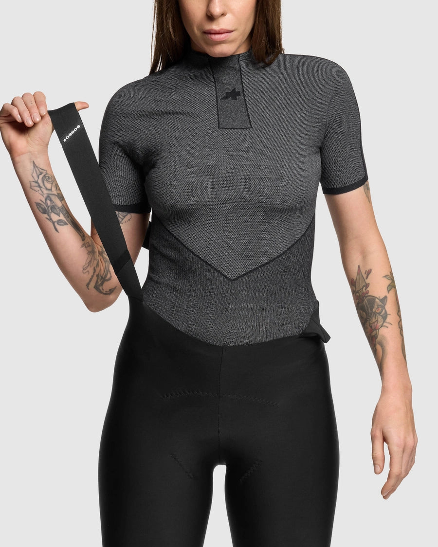 Camisola Interior ASSOS EQUIPE SPRING FALL P1 de Manga Curta Preto