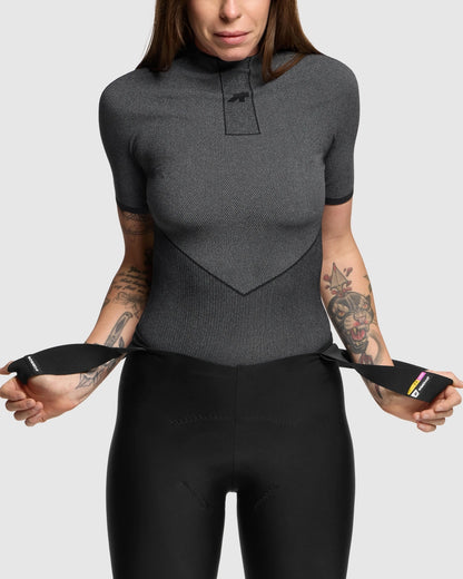Camisola Interior ASSOS EQUIPE SPRING FALL P1 de Manga Curta Preto