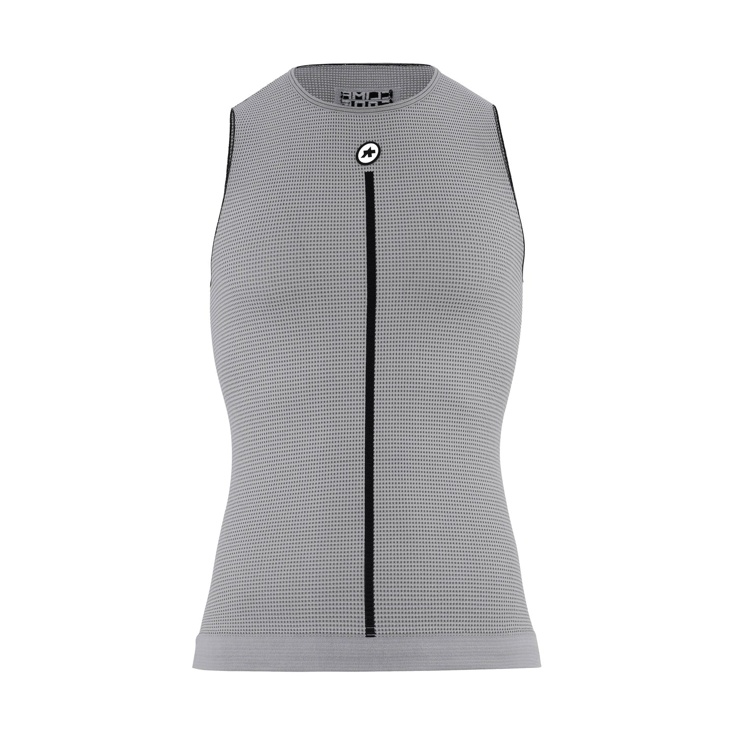 Roupa interior ASSOS NS SKIN LAYER P1 sem mangas, cinzenta