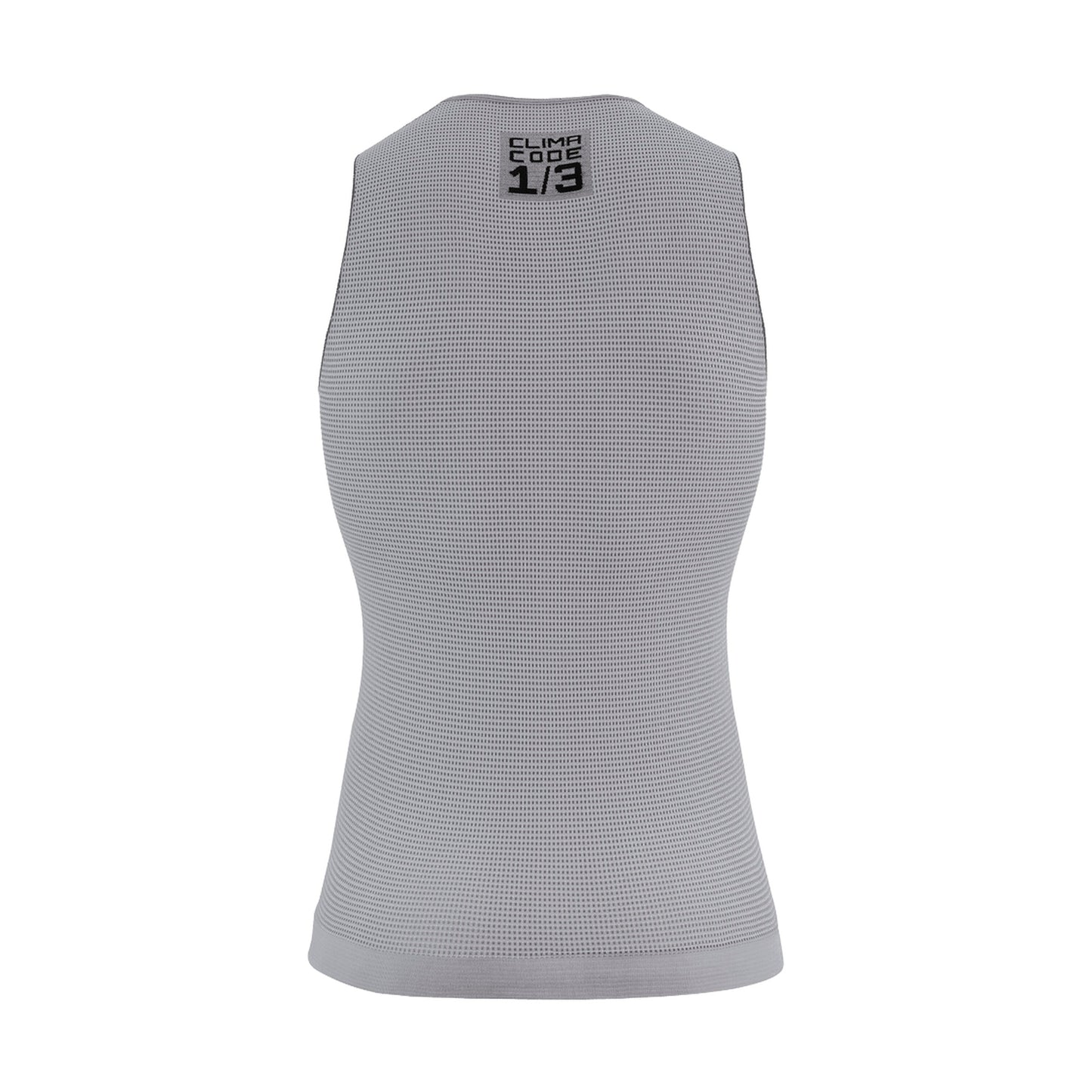 Roupa interior ASSOS NS SKIN LAYER P1 sem mangas, cinzenta