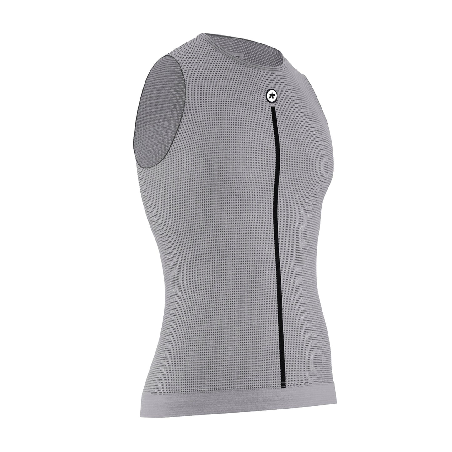 Roupa interior ASSOS NS SKIN LAYER P1 sem mangas, cinzenta