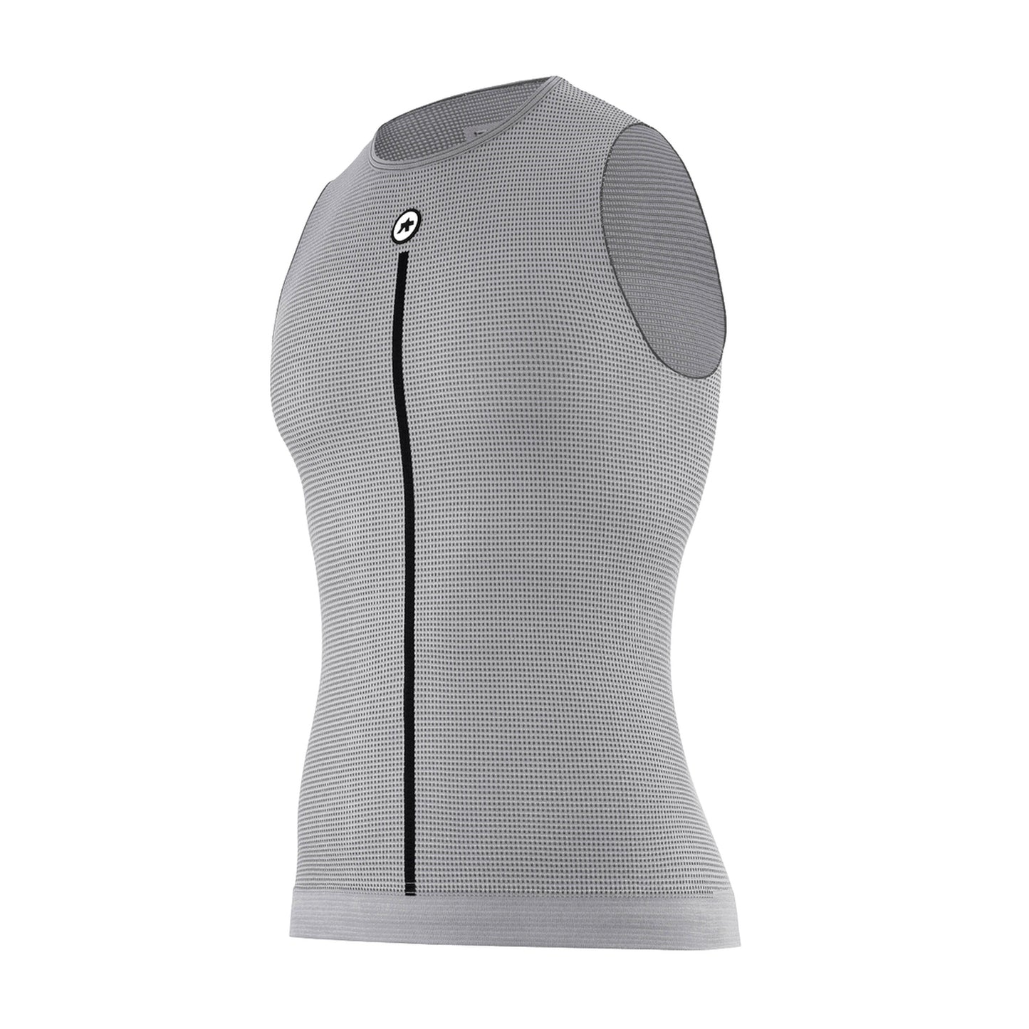 Roupa interior ASSOS NS SKIN LAYER P1 sem mangas, cinzenta