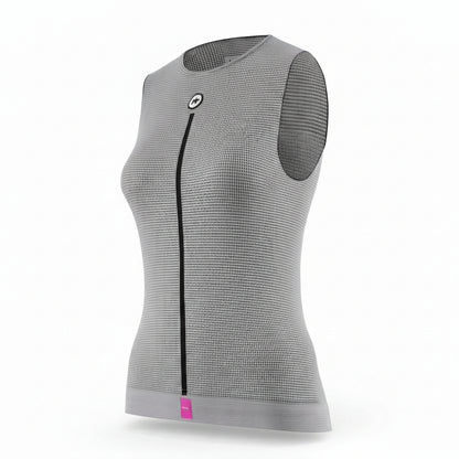 Roupa Interior ASSOS NS SKIN LAYER P1 Sem Mangas Mulher Cinzento