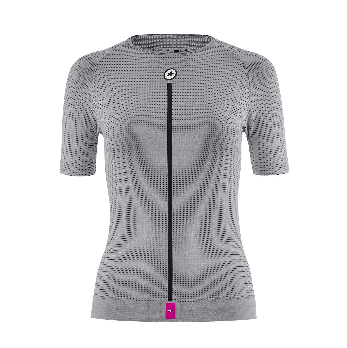 ASSOS NS SKIN LAYER P1 Roupa interior de manga curta para mulher Cinzento