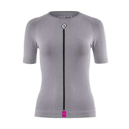 Roupa Interior ASSOS NS SKIN LAYER P1 Mangas Curtas Mulher Cinzento