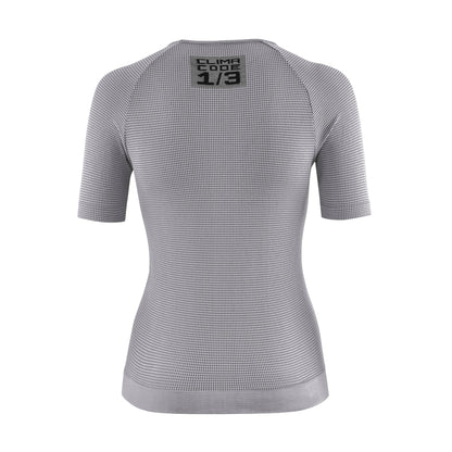 Roupa Interior ASSOS NS SKIN LAYER P1 Mangas Curtas Mulher Cinzento