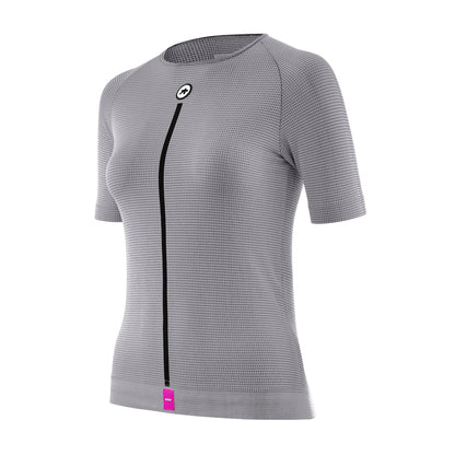 Roupa Interior ASSOS NS SKIN LAYER P1 Mangas Curtas Mulher Cinzento