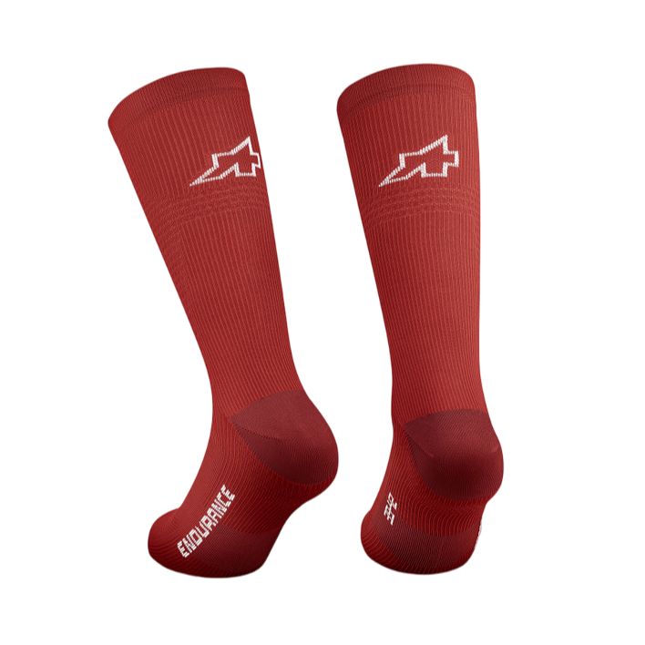 Meias ASSOS ENDURANCE S11 Vermelho