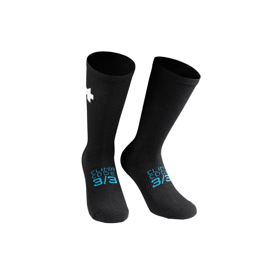 Meias ASSOS WINTER Preto