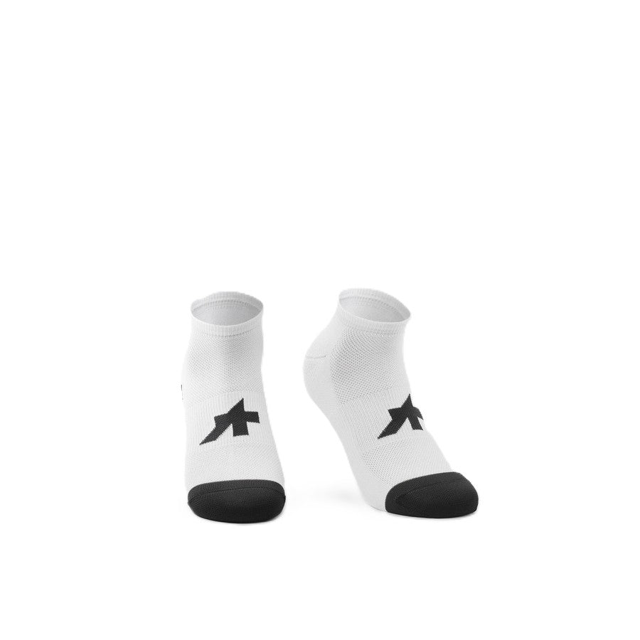 Meias ASSOS ENDURANCE LOW S11 Brancas