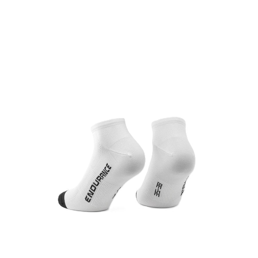 Meias ASSOS ENDURANCE LOW S11 Brancas