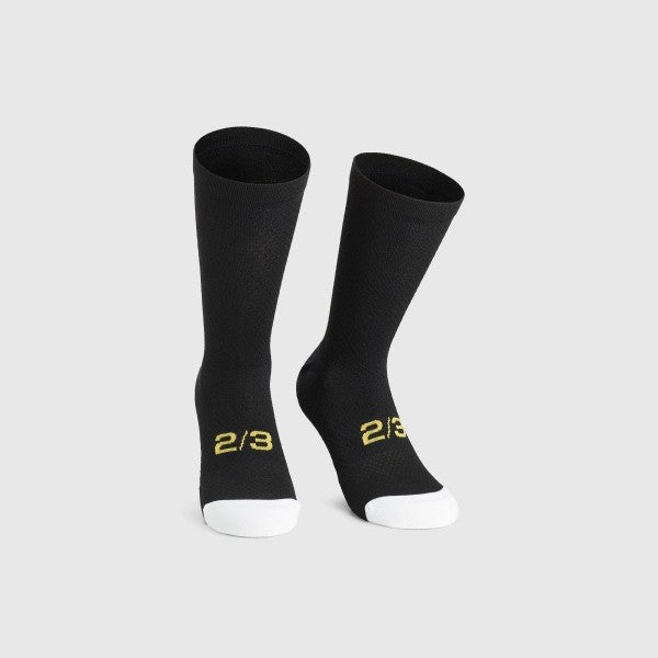 Meias ASSOS SPRING FALL P3 Preto