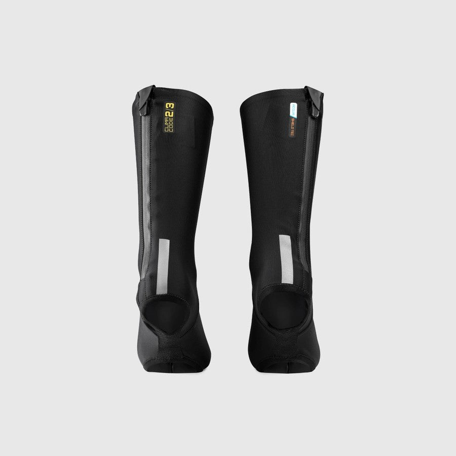 ASSOS RS SPRING FALL RAIN P1 Capa para sapatos Preto