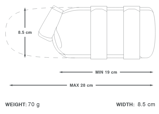 APIDURA EXPIDITION CARGO CAGE PACK 1,3 L Saco de garfo Preto