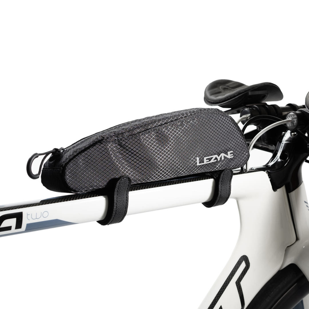 Bolsa de quadro LEZYNE AERO ENERGY CADDY para tubo superior preta