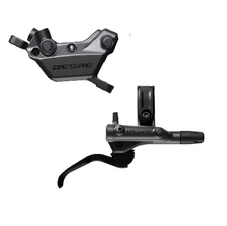 Travão Traseiro SHIMANO Deore M6220 de 4 pistões Pastilhas de Resina (Mangueira 1700 mm)