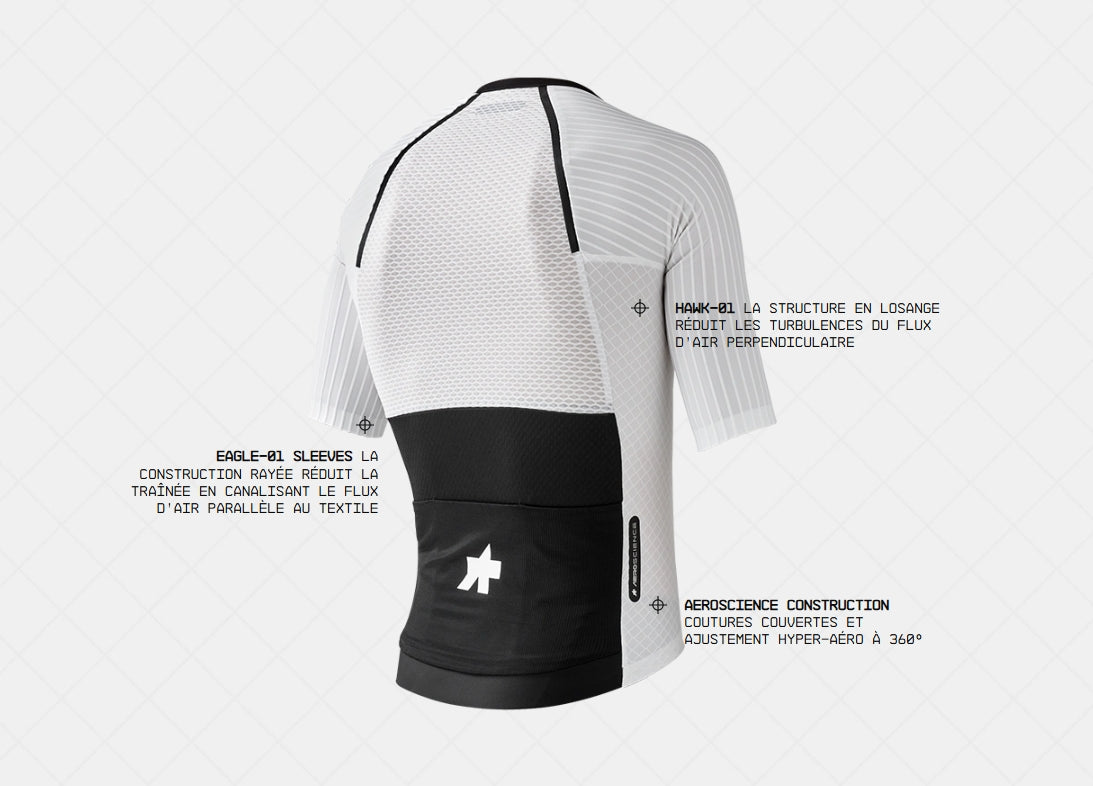 ASSOS EQUIPE RSR BOLIDE Jersey Branco