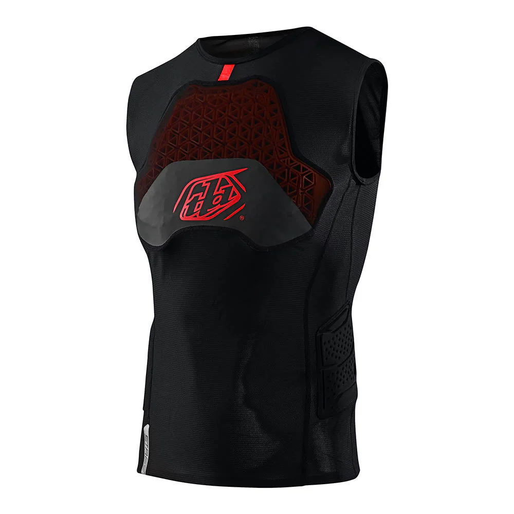 TROY LEE DESIGNS STAGE GHOST D30 T-Shirt de proteção sem mangas Preto
