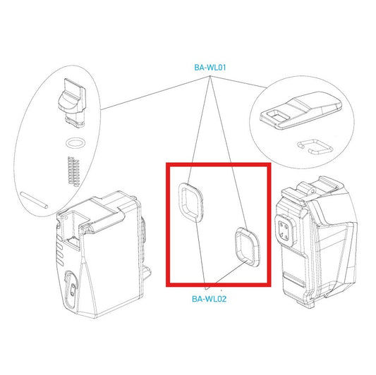 CAMPAGNOLO BATTERY GASKETS para desviadores WRL