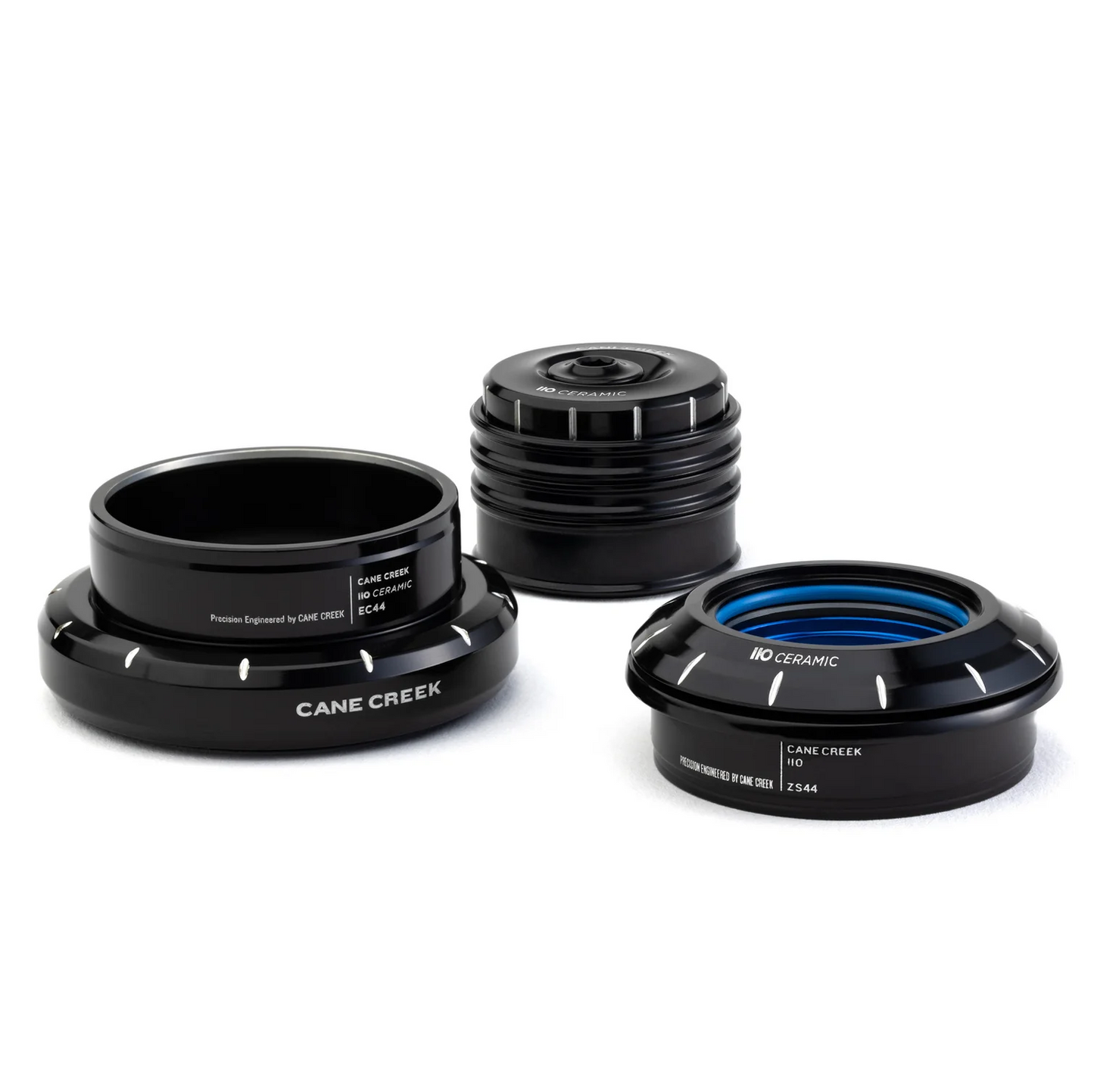 Semi-Integrada/Externa Cabeça cónica em cerâmica CANE CREEK 110 1"1/8-1.5" ZS44/EC44 Preto