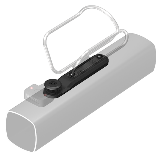 Suporte de fixação no porta-bidões para alarme e localizador QUADLOCK BOTTLE CAGE