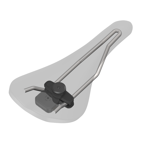 Suporte de fixação sob o selim para alarme e localizador QUADLOCK SADDLE RAIL ADAPTOR