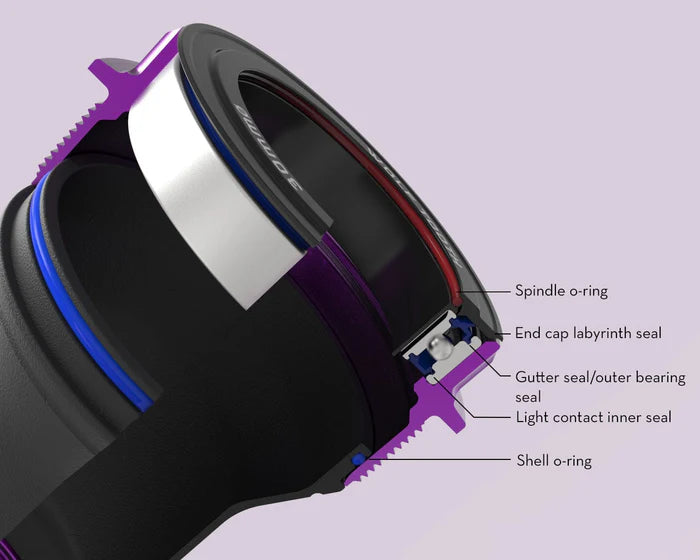 Pedaleira WOLFTOOTH T47 Externa 29mm SRAM DUB Preta