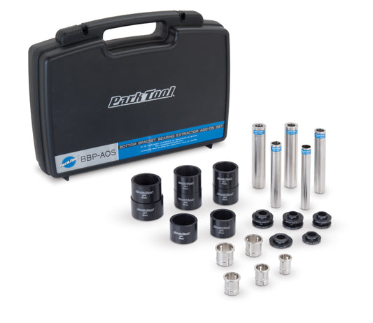Park Tool BBP-AOS: kit de extração de rolamentos press-fit com mala