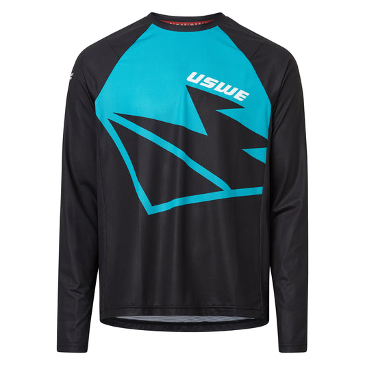 Camisola de manga comprida USWE BERG MTB Preto