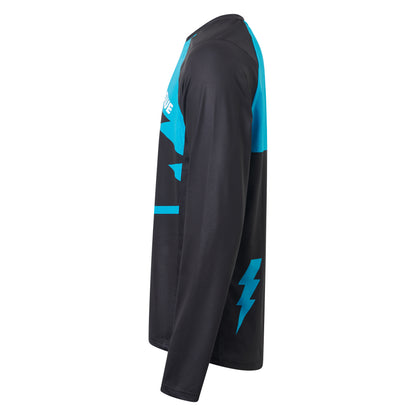 Maillot USWE BERG MTB Mangas Compridas Preto/Azul