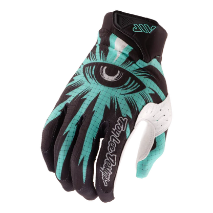 Luvas TROY LEE DESIGNS AIR CYCLOPS Carbon/Real Teal